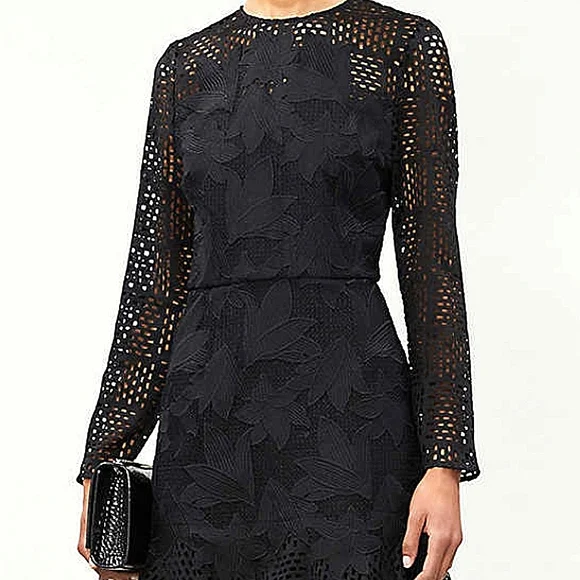 NWT REISS | Lace Mini Dress - Picture 4 of 11